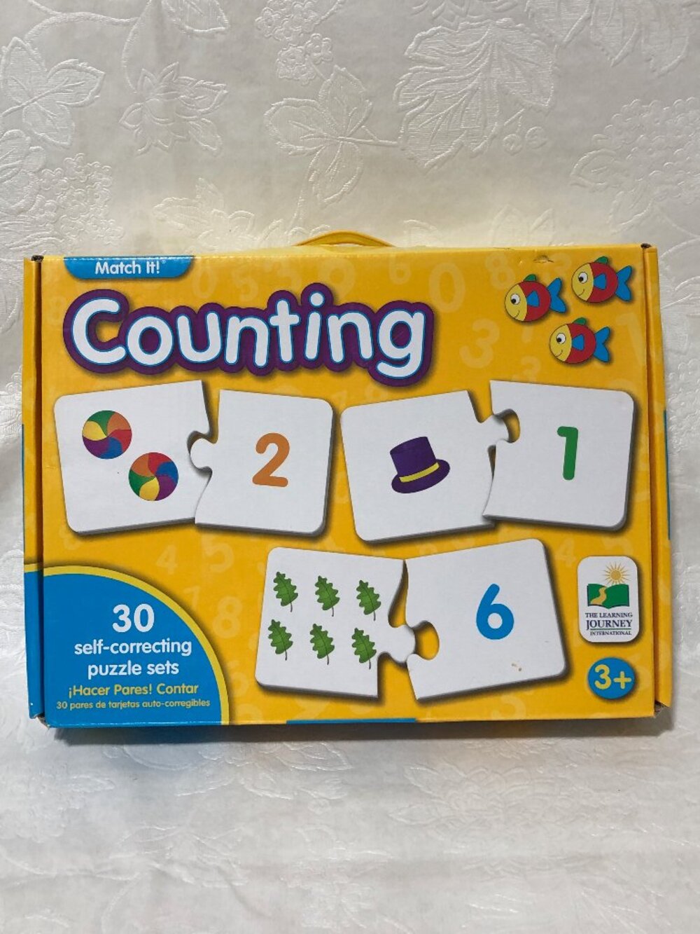The Learning Journey: Match It! 30 Piece Self-Correcting Number & Learn to Count
